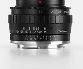 TT Artisan - Cameralens - 23mm F1.4 APS-C voor Panasonic/Olympus M43-vatting, zwart