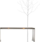 Warmtebank verzinkt - groot (115 cm)