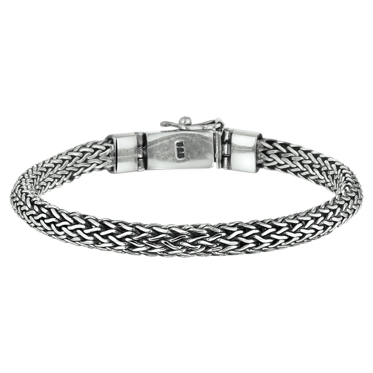 The Jewelry Collection For Men Armband 6 mm 20 cm - Zilver