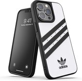 adidas Moulded Case PU hoesje voor iPhone 13 & iPhone 13 Pro - Wit
