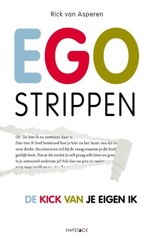 Cover van het boek 'Egostrippen' van Rick van Asperen