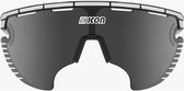 Scicon - Fietsbril - Aerowing Lamon - Zwart Wit Gloss - Multimirror Lens Zilver
