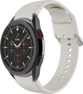 Samsung Galaxy Watch 4 - Luxe Silicone Bandje - Grijs - Small - 20mm