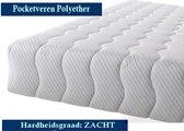 1-Persoons matras - Pocketvering SG 30 - 25 cm - Zacht ligcomfort - 90x210/25