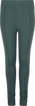 Indian Blue meiden travel legging met bies Forest Green