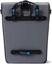 #DoYourOutdoor 3in1 achtertas met praktisch snelkoppelingssysteem voor bagagedrager - Waterdicht & Reflecterend - 21 liter roll-top fietstas met schouderband, handgreep - grijs