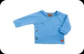 Overslag shirt blauw