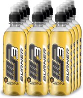 MP3 Drinks - Burner (Tropical Pineapple - 12 x 500 ml) - Sportdrank