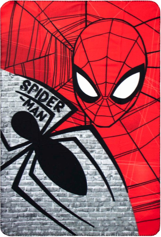 Spiderman deken/plaid 100 x 150 cm | 100% polyester
