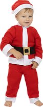 FUNIDELIA Kerstman kostuum voor baby - 0-6 mnd (50-68 cm) - Rood