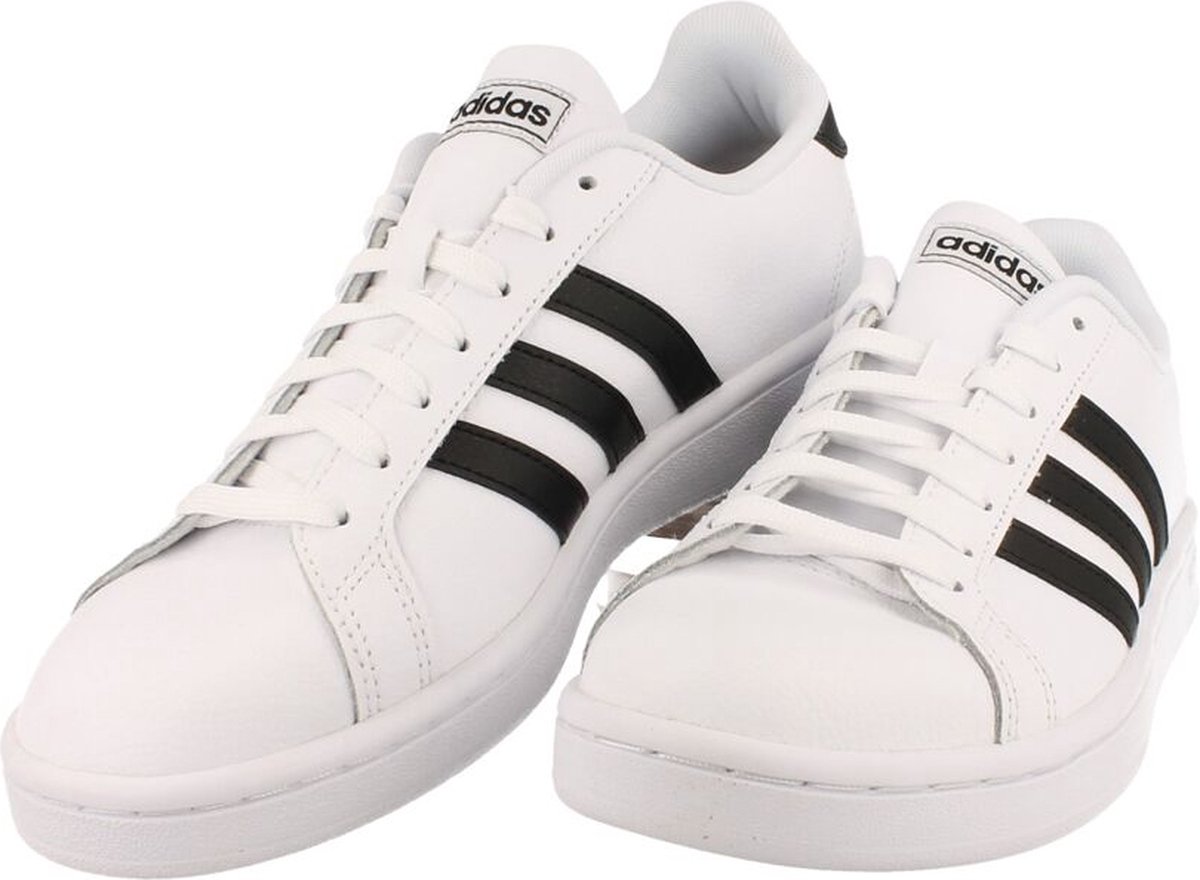 adidas Grand Court Heren Sneakers - Ftwr White/Core Black - Maat 44 2/3 |  bol.com