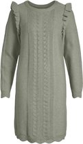 Object Jurk Objportia Knit Dress Pb11 23037400 Seagrass Dames Maat - S