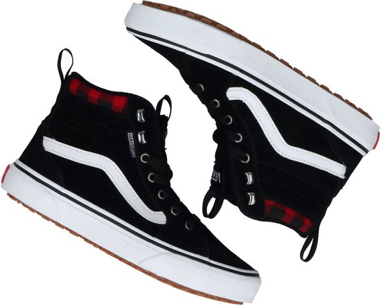 Vans Sneakers - Maat 37 - Unisex - zwart - wit - rood | bol.com