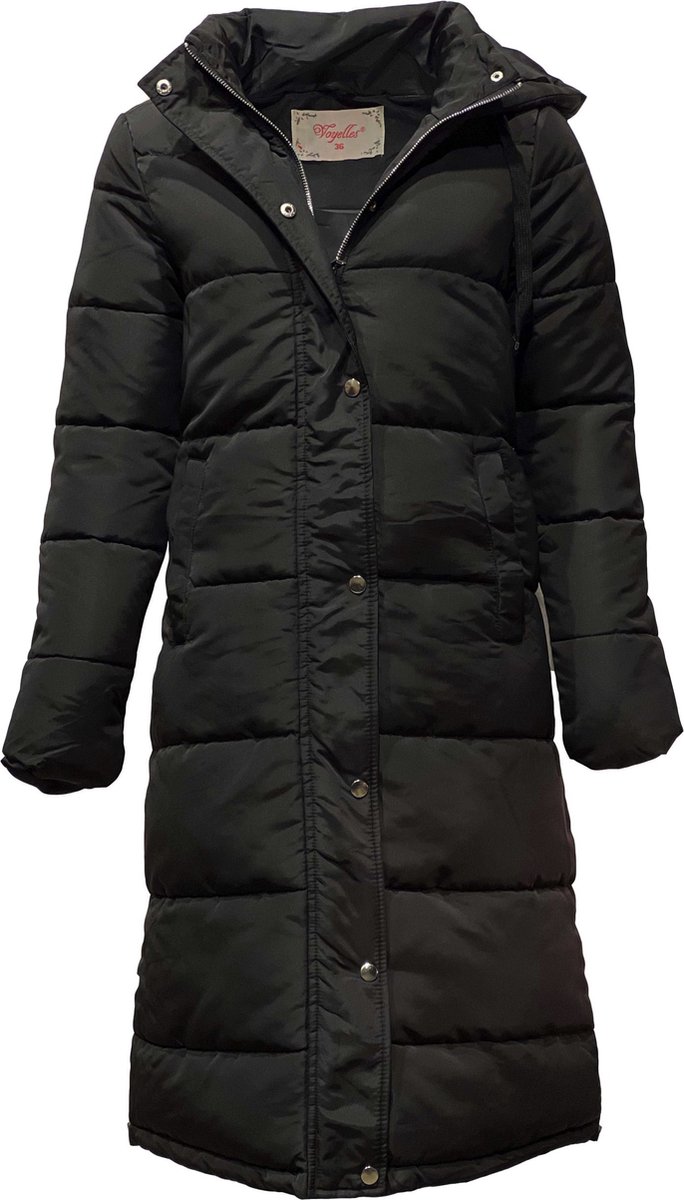 long jas dames winter zwart-klarna - 38