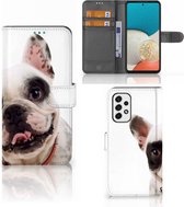 GSM Hoesje Geschikt voor Samsung Galaxy A53 Bookstyle Case Franse Bulldog