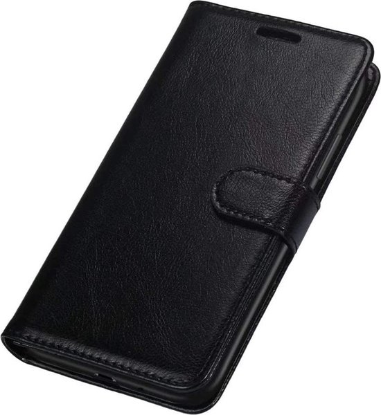 Coque de Téléphone Samsung Galaxy A5 2016 - Bookcase - Espace pour 3 Cartes - Simili Cuir - avec 1x Film de Protection d'écran Trempé - SAFRANT1 - Zwart