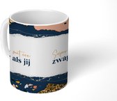 Mok - Koffiemok - Quotes - Zwager - Glitter - Goud - Mokken - 350 ML - Beker - Koffiemokken - Theemok - Mok met tekst