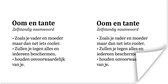 Poster Spreuken - Quotes - 'Oom en tante' - 160x80 cm