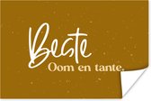 Poster Quotes - 'Beste oom en tante' - Familie - Spreuken - 60x40 cm