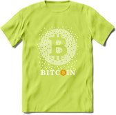 Bitcoin Bits - Crypto T-Shirt Kleding Cadeau | Dames / Heren / Unisex | Bitcoin / Ethereum shirt | Grappig Verjaardag kado | BTC Tshirt Met Print | - Groen - XL
