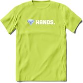 Daimond Hands - Crypto T-Shirt Kleding Cadeau | Dames / Heren / Unisex | Bitcoin / Ethereum shirt | Grappig Verjaardag kado | BTC Tshirt Met Print | - Groen - M