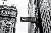 Walljar - Wallstreet - Muurdecoratie - Canvas schilderij