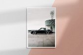 Poster Glasschilderij Classic Porsche #2 - 70x100cm - Premium Kwaliteit - Uit Eigen Studio HYPED.®  - 70x100cm - Premium Museumkwaliteit - Uit Eigen Studio HYPED.®