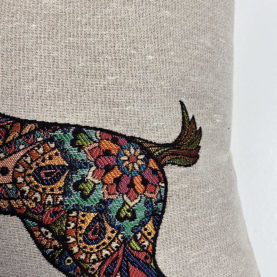 Coussin koho Picasso Animal Power 45x45 - Moderne - Salon - Salon - Chambre - Salle à manger - Sierkussen - Housse de coussin - Motif Chat