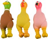 Duvo+ latex vogels met kippenvel 8x23x7cm, let op alleen kleur bruin word geleverd!