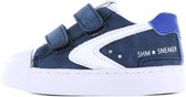 Sneakers | Jongens | BLUE WHITE | Leer | Shoesme | Maat 34