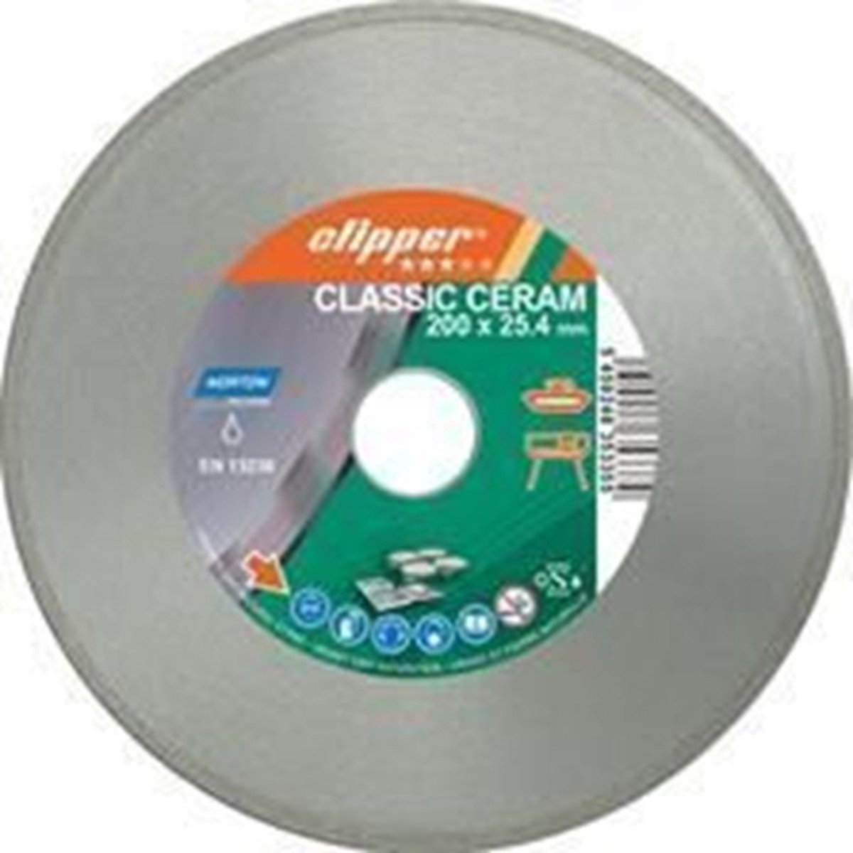 CLIPPER DIAMANTZAAG CERAM XJ 200X25,4 70184647047