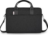 Dunne laptop tas tot 15.6 inch - MacBook tas - Zwart