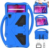 Cazy Stand Kids-proof draagbare tablethoesje voor Lenovo Tab M10 Plus - Blauw