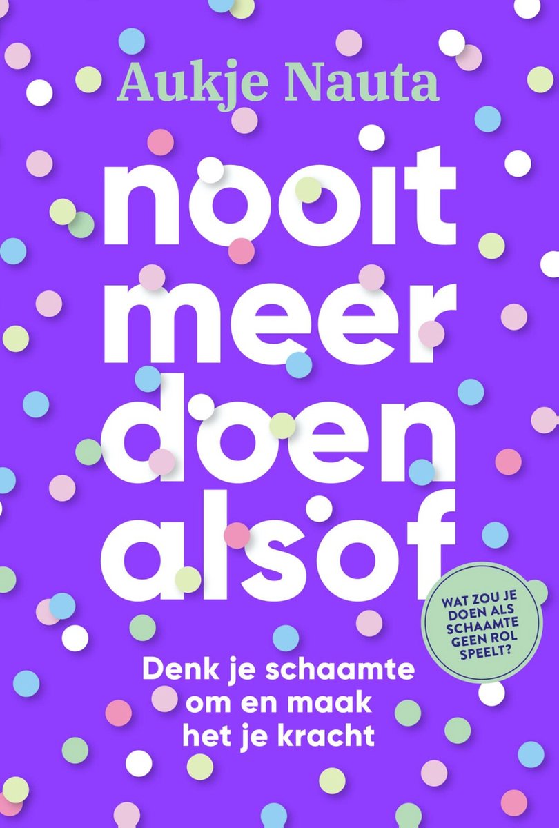 Omslag van Nooit meer doen alsof
