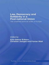 Routledge Studies on Democratising Europe - Law, Democracy and Solidarity in a Post-national Union
