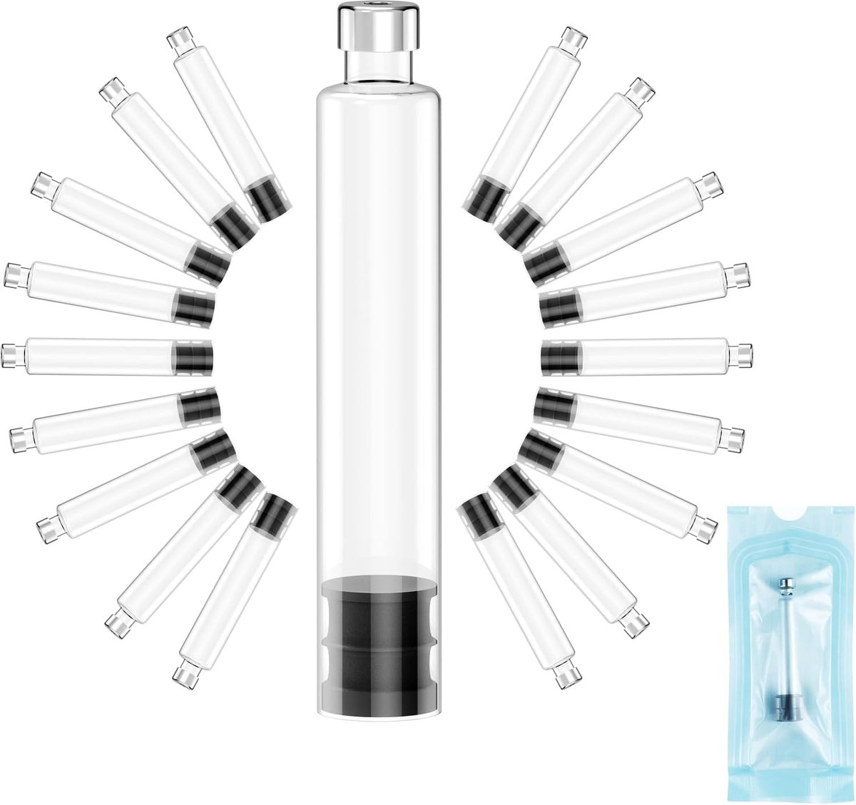 2 ml glass cartridges, 20 pieces, for pen systems - ShopVlot