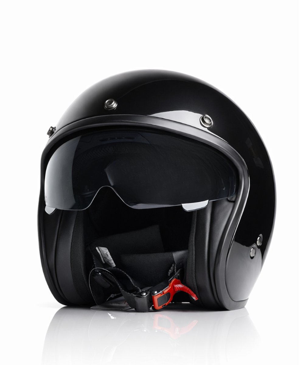 Vito Special Helm – Glans Zwart – ECE 06 – Maat M