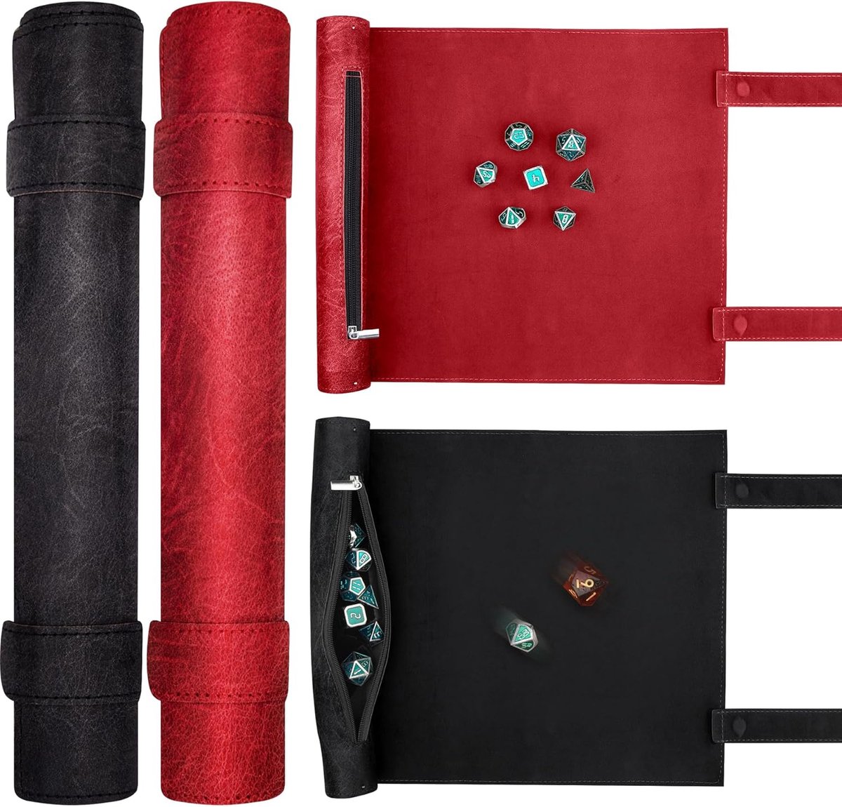 Dobbelstenen mat tray set - 2 stuks - magnetisch - stevig en praktisch voor spellen