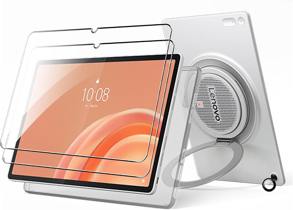 Tieeyivv Beschermfolie voor Lenovo Tab Plus Gen 2 voor pantserglas en camera veiligheidsglas volledige afdekking - ShopVlot