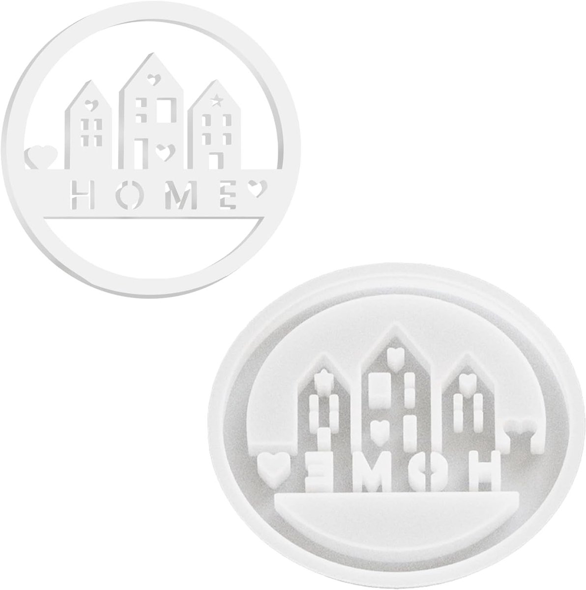 Silicone Mold House Silicone Molds Casting Molds Silicone Mould Candle Holder Silicone Molds Molds Silicone Molds - ShopVlot