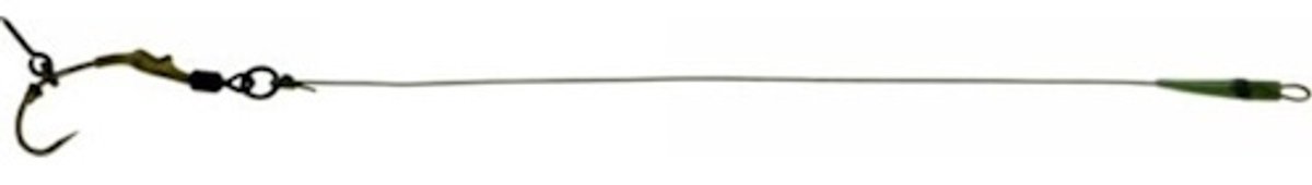 Rigsolutions Ronnie Rig Semi-Stiff maat 4 - kant-en-klare karperrig met screw of swivel bevestiging Screw