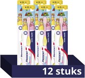 Prodent Junior 6-13 jaar Tandenborstel - Super Mario - voor effectieve en zachte reiniging van kindertanden - 12 stuks