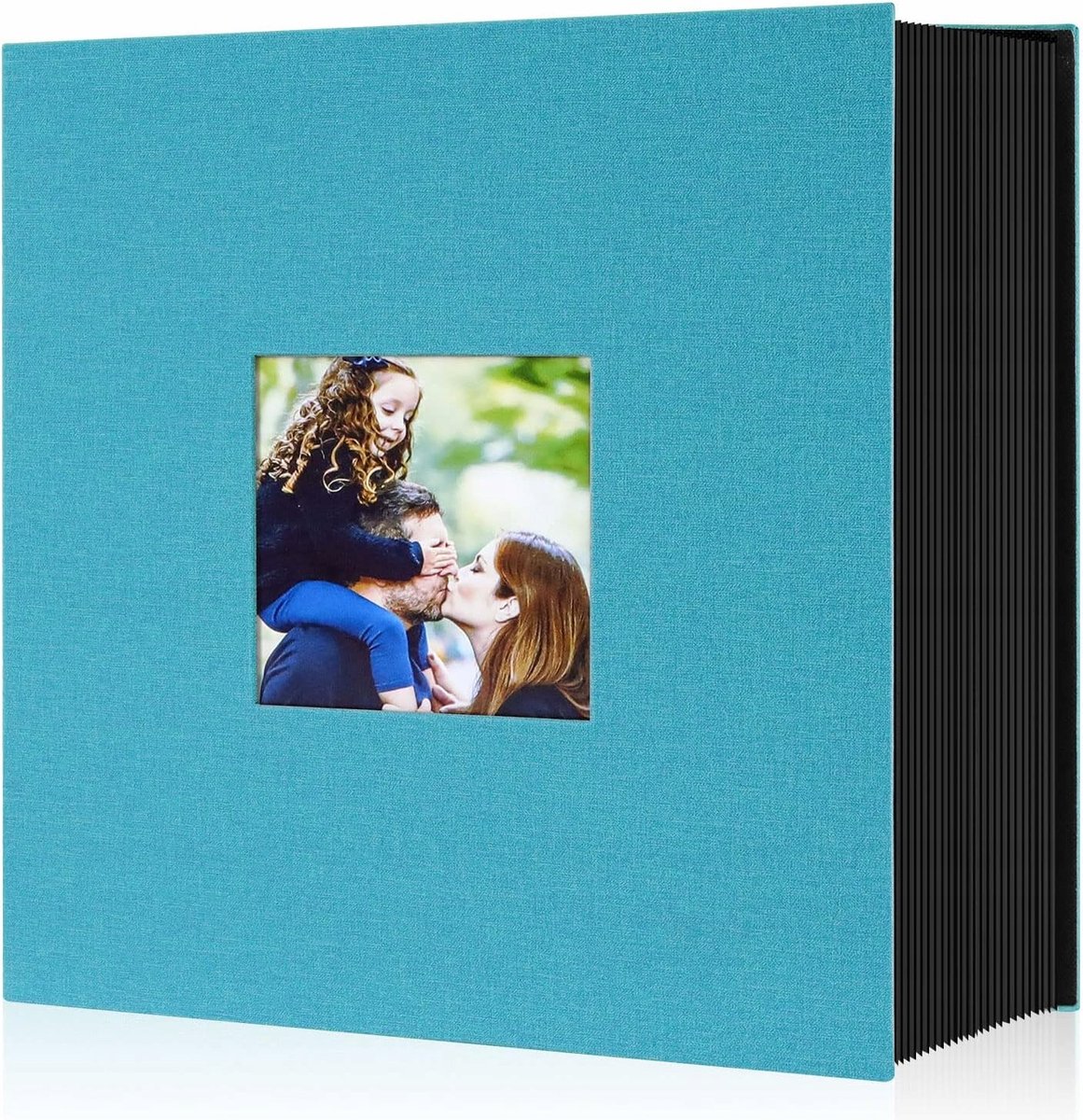 Linnen Fotoalbum Blauw XL - 1000 Foto's 10x15 cm