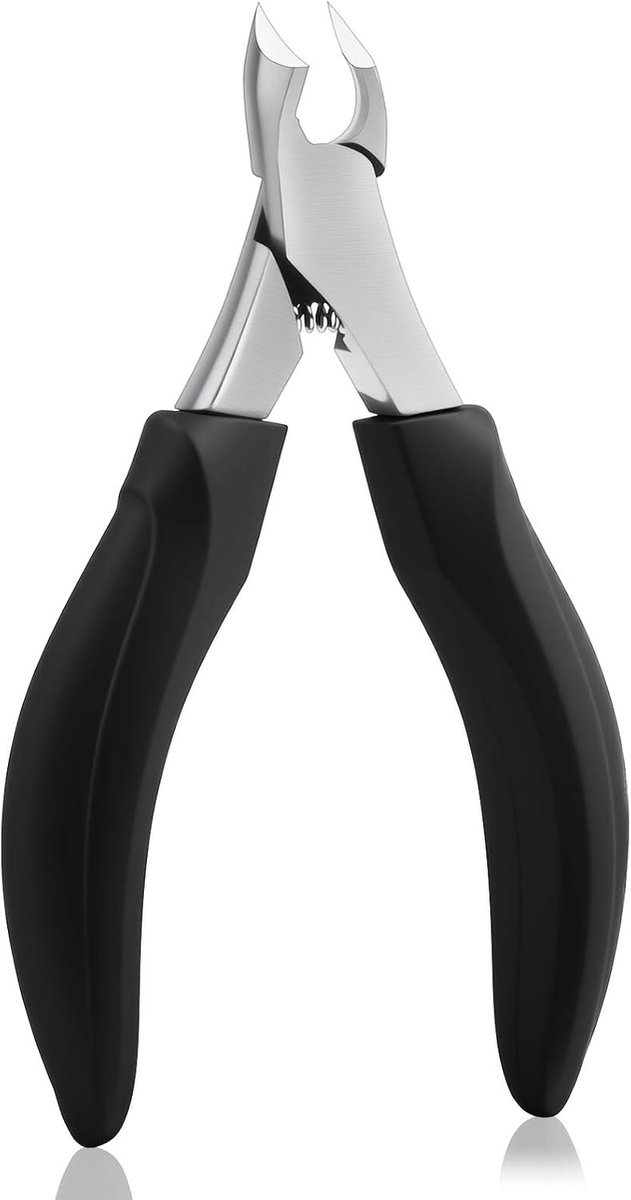 Beugo Nail Clippers, Professional Nail Clippers, Precision Cutter for Thick Toe, Fungus, Ingrown Nails, Black - ShopVlot