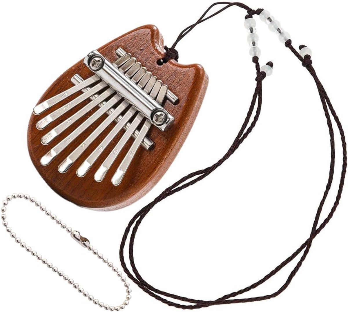 Kalimba piano 8 toetsen mini piano - hoogwaardig hout - roestvrije stalen knoppen - ideaal voor beginners - ShopVlot