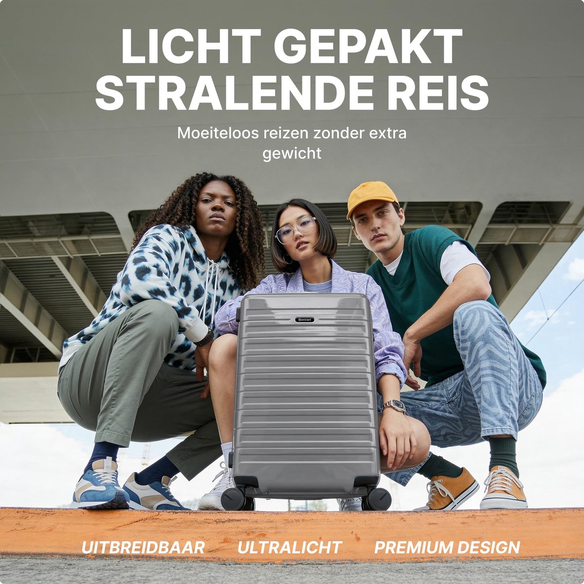 Eminent Voyager Koffer Groot XL, Ruimbagage Hardcase Trolley - ShopVlot