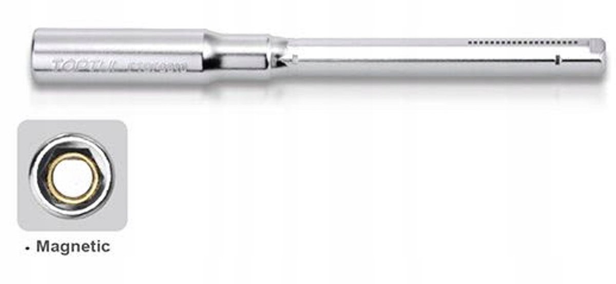 Adapter voor Schroefbits en Doppen - 1/4" Aandrijving, 100mm