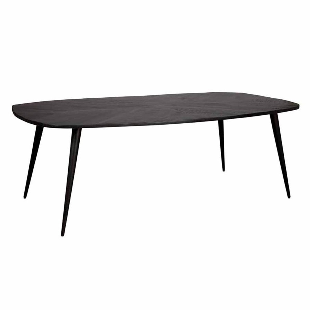 Tower Living Eettafel Giovanni - Rechthoek Zwart Hout - 240x110x78cm