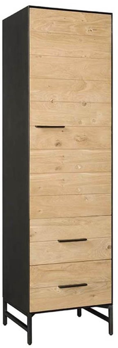 Tower Living Opbergkast Lido - Naturel Hout - 55x45x190cm