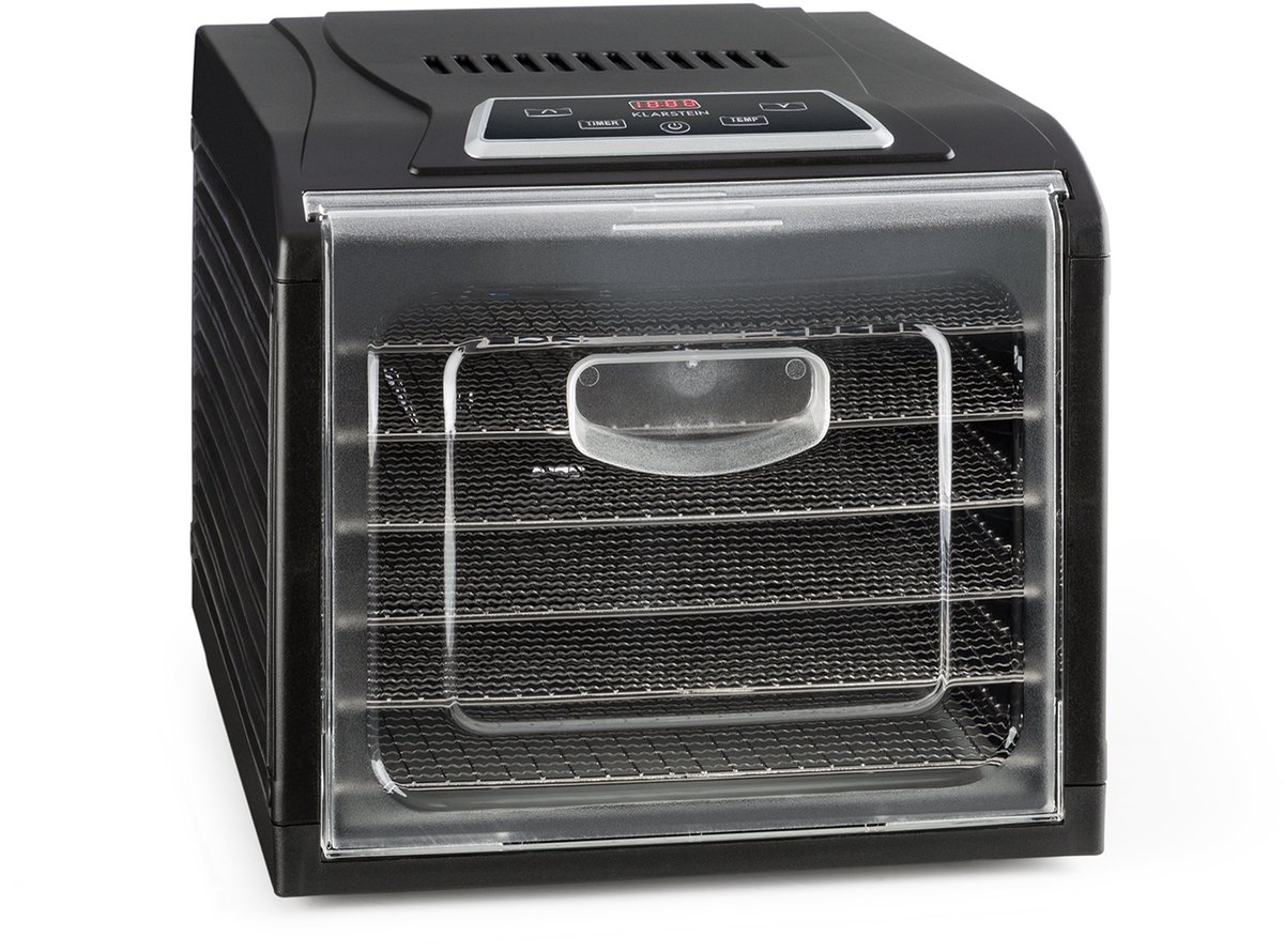 Bol.com Klarstein voedseldroger, voedseldroger, Food Dehydrator, voedseldroger uit , Dehydrator Food Dryer, 500 Watt, Touch Disp... aanbieding